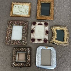 Assorted Decorative Picture Frames Set $100 for 7
Or $20 each